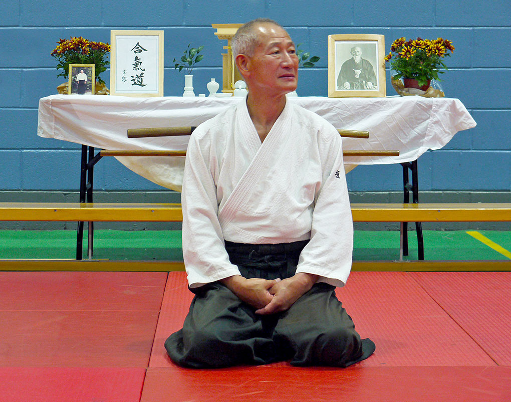Shigemi Inagaki Shihan looking to the right